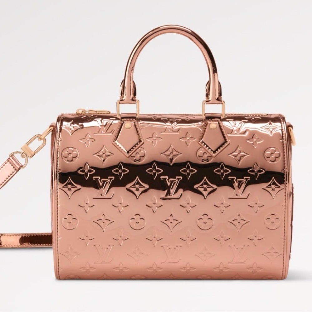 Louis Vuitton speedy Bandouliere 25 in copper monogram Mirior RGH new - Picture 2 of 10
